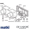 Matki EX17 O Elixir Classic Exposed Single Outlet Shower Mixer Dimension